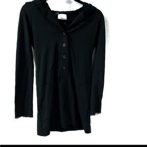 Linq Black Sweatshirt Dress 